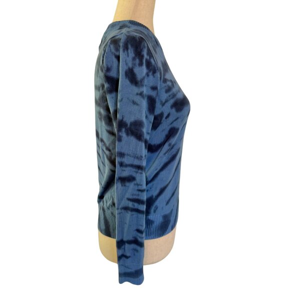 Pact Size Medium Blue Tie Dye Sweater Crewneck Women's Cotton Organic - Picture 6 of 6